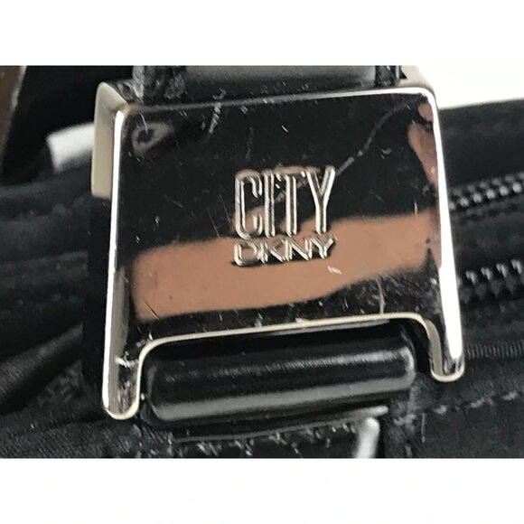 DKNY CITY Womens Black Inner Pocket Double Handle Classic Tote Handbag‎ - Picture 10 of 10